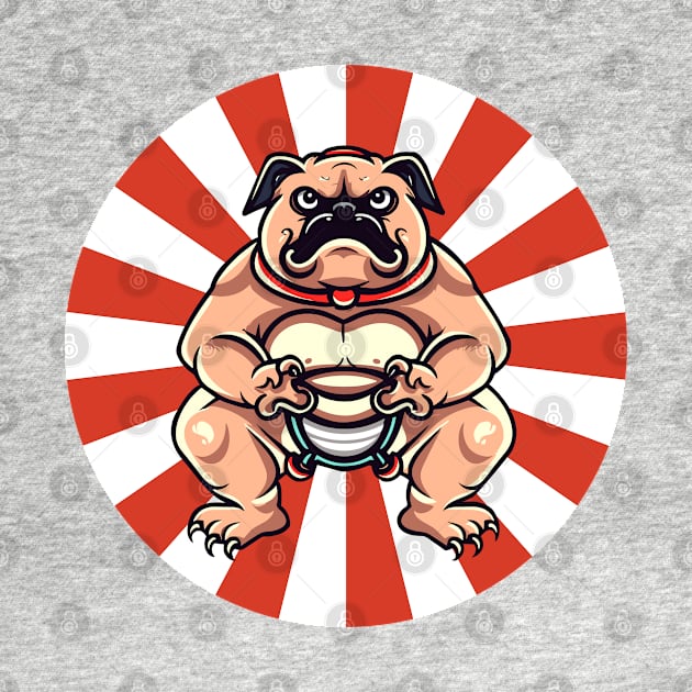 Sumo Dog ready to fight by KENG 51